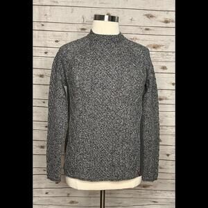 Banana Republic merino extra fine wool cable-knit fisherman sweater Size Large